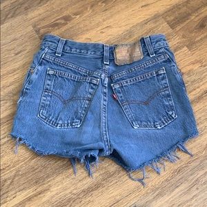 levis denim shorts